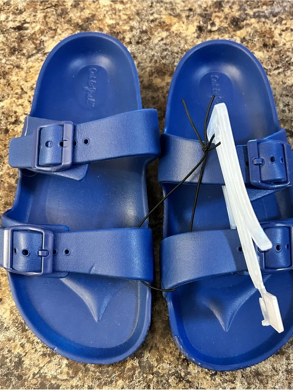 Cat & Jack Kids Noa Blown EVA Footbed Sandals blue Size 4